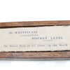 Old Whitticase Combination Pocket Level - OldTools.co.uk