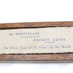 Old Whitticase Combination Pocket Level - OldTools.co.uk