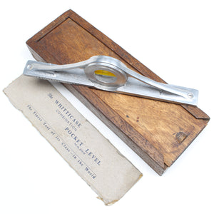 Old Whitticase Combination Pocket Level - OldTools.co.uk