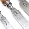 3x Old Registered Mortice Chisels - 3/4", 1", 1 1/4" (Ash) - OldTools.co.uk