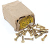 20 x Nettlefolds C’Sunk Brass Screws – 1” x 9