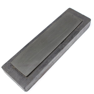 Boxed Large Oilstone Natural Sharpening Stone - Fine (Mahogany)