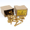 Box Of Nettlefolds C’Sunk Brass Screws – 1” x 7