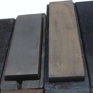 2x Boxed Oilstone Sharpening Stone - Medium / Fine (Mahogany) - OldTools.co.uk