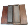 2x Boxed Oilstone Sharpening Stone - Medium / Fine (Beech, Mahogany) - OldTools.co.uk
