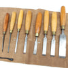 8x Old Woodwork Chisel Set (Boxwood)