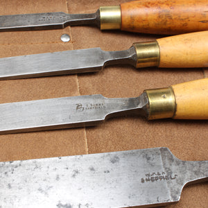 8x Old Woodwork Chisel Set (Boxwood)