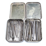 2x Tins of Old Ratchet Screwdriver Bits - OldTools.co.uk