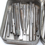 2x Tins of Old Ratchet Screwdriver Bits - OldTools.co.uk
