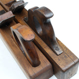 Old Wooden Jack Plane and Narrow Fore Plane (Beech) - OldTools.co.uk
