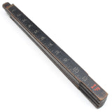 Old Black Zig-Zag Rule - 6ft (Beech) - OldTools.co.uk