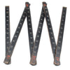 Old Black Zig-Zag Rule - 6ft (Beech) - OldTools.co.uk