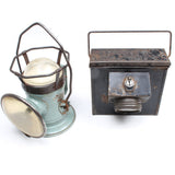 2x Old Lamps (Display) - OldTools.co.uk