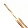 Old Rare Wooden Folding Rule with Brass Slide Rule - 24" (Boxwood) - OldTools.co.uk