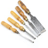 5x Old Sorby Firmer Chisels - 1/4" - 1 1/2" (Ash) (UK)