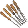 5x Old Sorby Firmer Gouges - 1/4" - 3/4" (Ash) (UK)