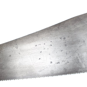 Old Disston Philadelphia Thumbhole Rip Saw No. D8 – 26" - 5 1/2tpi (Beech) - OldTools.co.uk