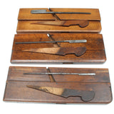 5x Old Wooden Moon Planes - H&R's (Beech)