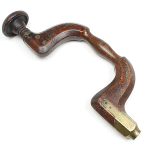 Old Wooden Button Brace (Display) - OldTools.co.uk