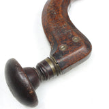 Old Wooden Button Brace (Display) - OldTools.co.uk