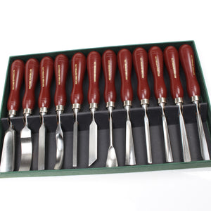 SOLD - Record Power HSS Wood Carving Tool Set No. RPCV12