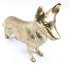 Old Brass Dog Ornament