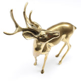 Old Brass Stag Ornament