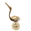 Old Brass Stork Ornament