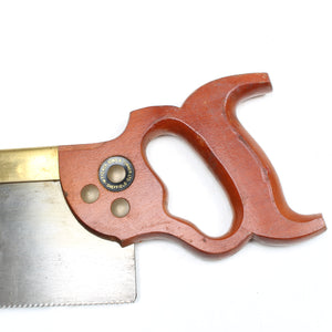Tyzack Brass Back Tenon Saw No. 120 - 15tpi - 12" (Beech) - OldTools.co.uk