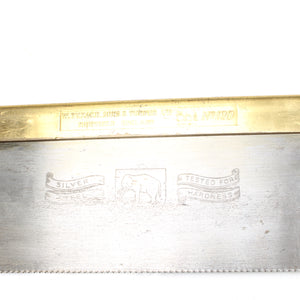 Tyzack Brass Back Tenon Saw No. 120 - 15tpi - 12" (Beech) - OldTools.co.uk