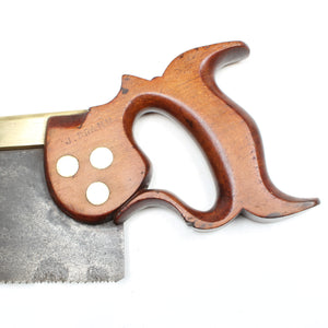 Old Thos Turner 'Encore' Tenon Saw - 12tpi - 14" (Beech) - OldTools.co.uk