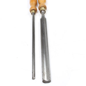 2x Stormont Paring Gouges - 1/4", 1/2" (Ash, Beech)