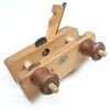 Old 'Jack' Wooden Plough Plane + 3 Cutters (Beech) - OldTools.co.uk