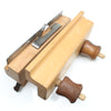 Old 'Jack' Wooden Plough Plane + 3 Cutters (Beech) - OldTools.co.uk