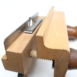 Old 'Jack' Wooden Plough Plane + 3 Cutters (Beech) - OldTools.co.uk