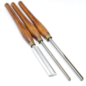 3x Long Woodturning Tools - UK ONLY