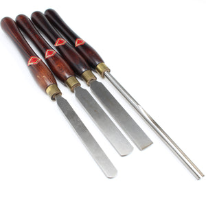 4x Henry Taylor Woodturning Tools (Beech) - UK ONLY