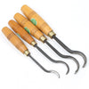 SOLD - 4x Addis Deep Spoon Wood Carving Gouges (Beech)