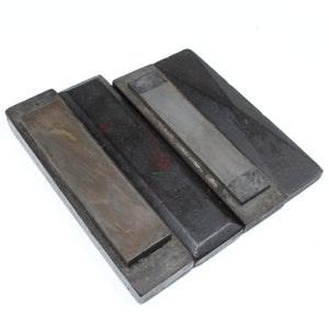 2x Boxed Sharpening Stones - Medium-Fine (Mahogany)