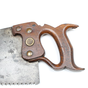 Old Antique Hand Saw - Rip - 28” - 3 1/2tpi (Beech)