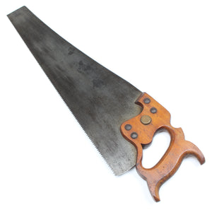 Old 'Two Feet' Hand Saw - 24” - 7tpi (Beech)