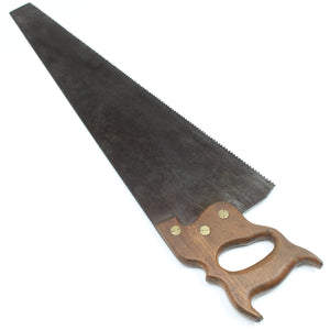 Old Hand Saw (Train Etching) - 26” - 6tpi (Beech)