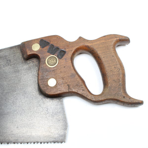 Old Hand Saw (Train Etching) - 26” - 6tpi (Beech)