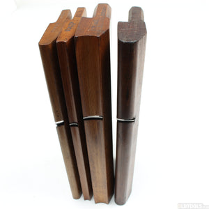 4x Wooden Hollow and Round Planes (Beech)