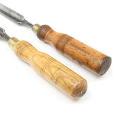 2x Woodcock Firmer Gouges - 1/2", 5/8" (Ash, Beech)