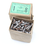 12x Boxes Nettlefolds Screws - 6, 7, 8, 10, 12 & 14