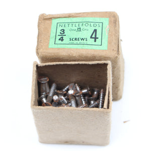 Nettlefolds Screws - 5/8" - 1" x 3, 4 & 6