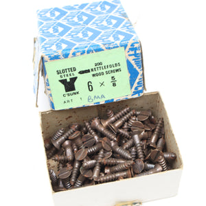 Nettlefolds BMA Screws - 5/8" x 4 & 6