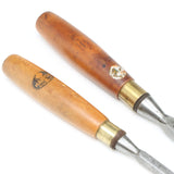 2x Wm Marples Sash Mortice Chisels - 5/16", 1/2" (Boxwood)