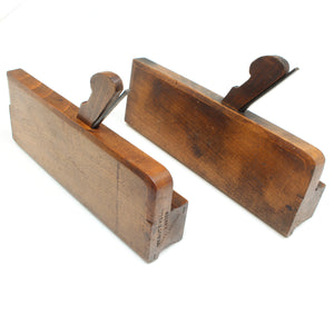 2x Old Moseley (Covent Garden) Wooden Planes - Ovolo - 5/8" (Beech)